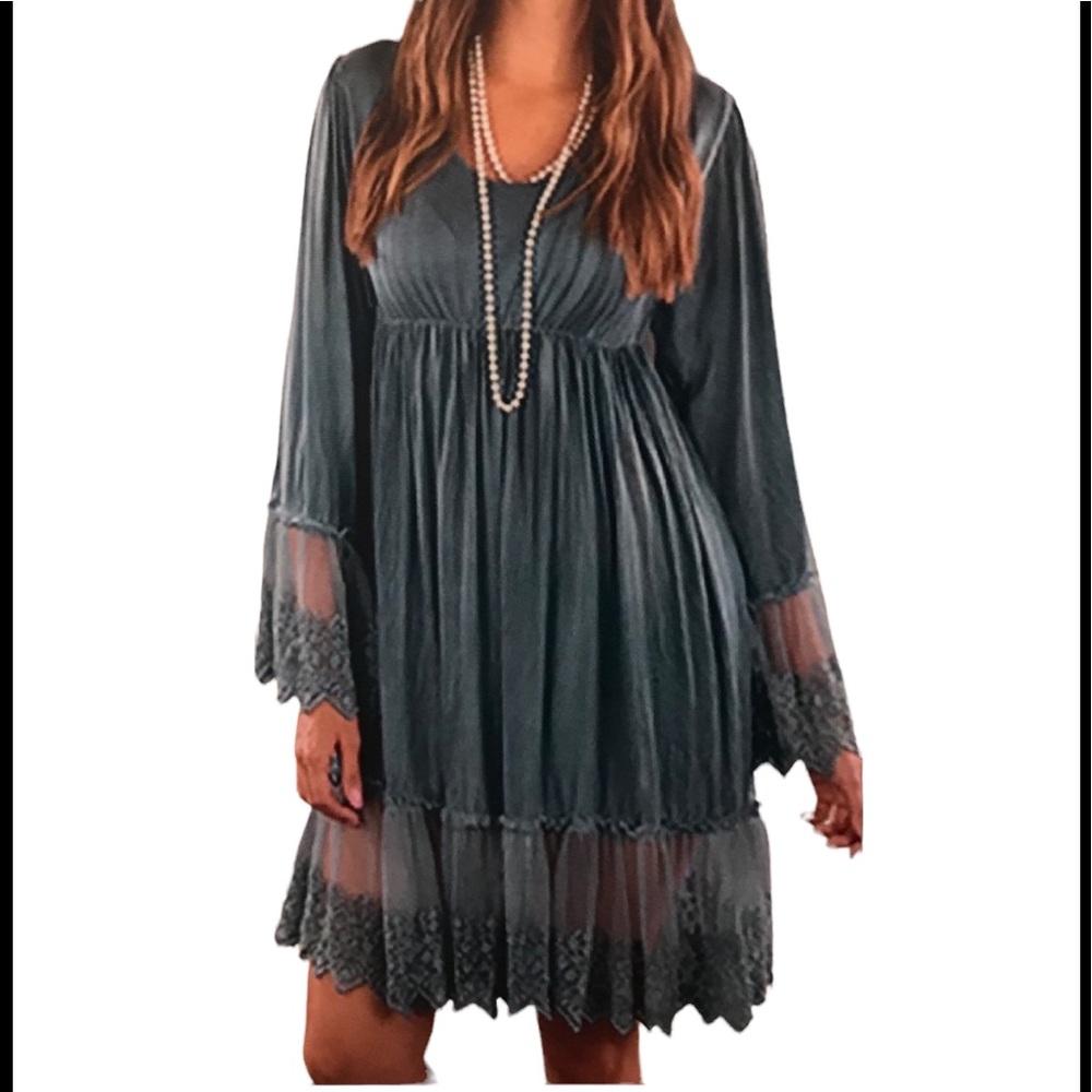 Small/Medium.   NWT.  SacredThreads Dress/Tunic.  220286.  GR/PK